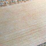 Vintage bistro table half-centuries wood and formica chiné