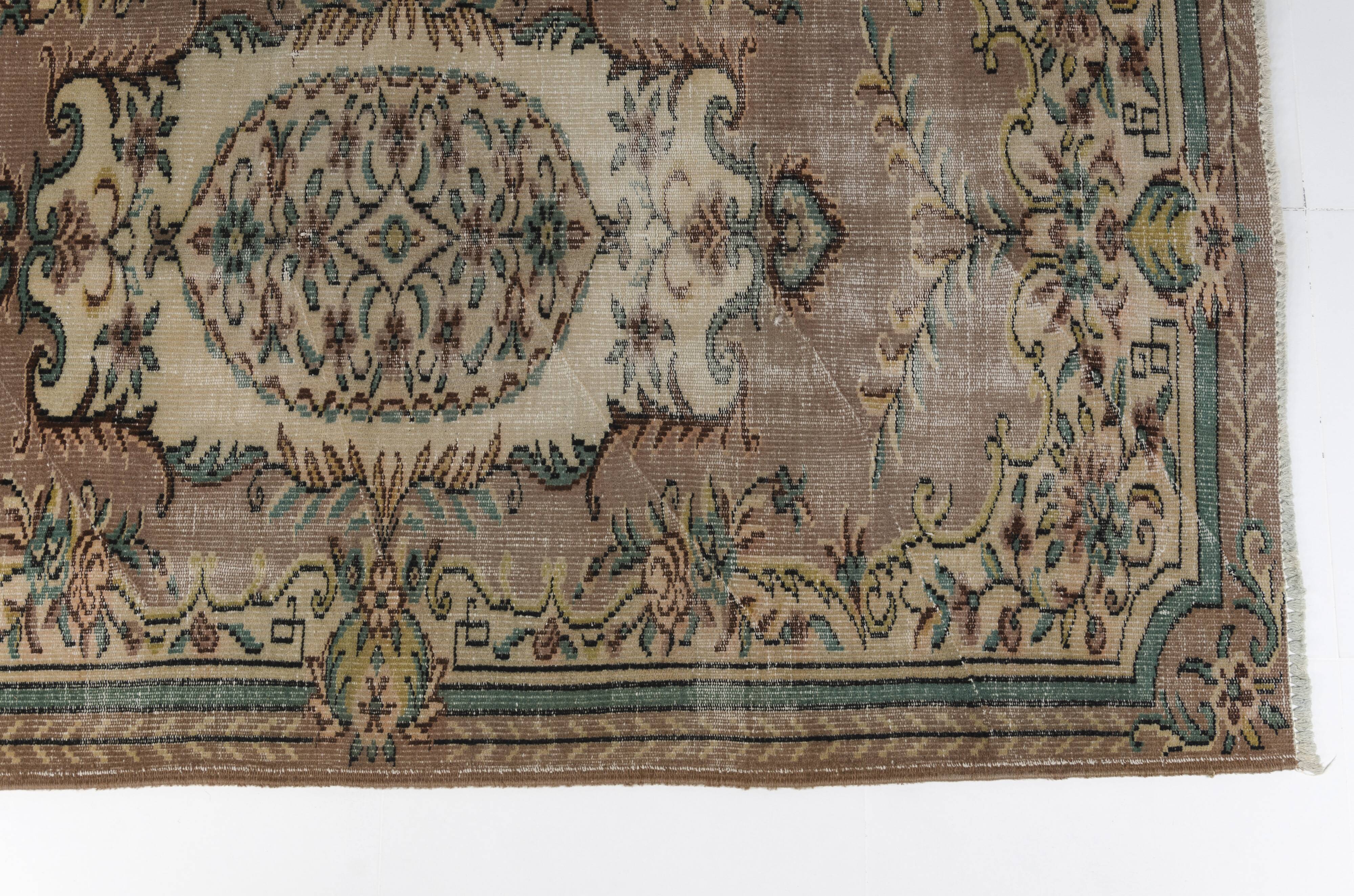 Vintage Turkish Floor Rug Sku v1047