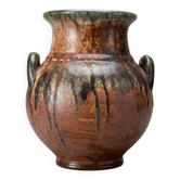 Vase Maurice Pitot en grès émaillé – Belgique – Années 60