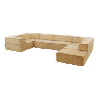 Vintage cor trio sectional sofa by team form ag, switzerland 1973
