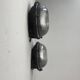 Pair of old “mapelec amiens” industrial wall lights
