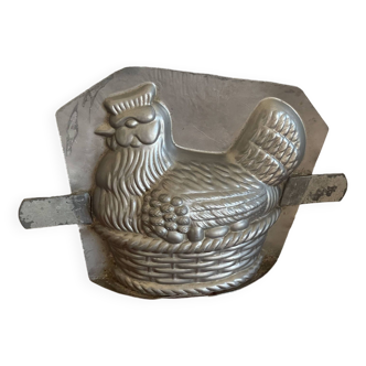 Chicken shaped chocolate mold
