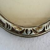 Pair of old oval art deco frames