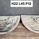 Pair of Art Deco style wall sconces in silvered plaster