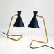 Pair of Italian “cocotte” lamps. 50s design