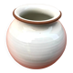 1960s glazed ceramic ball vase