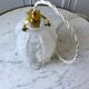 Art Deco frosted glass pendant lamp 30s