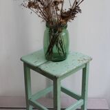 Wooden workshop stool
