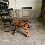 Bamboo table from the 1970s