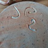 Stoneware soup bowls from Puisaye, signed Jean-Pierre Prud’homme