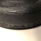 Empty pocket in Hawaiian lava in the shape of a hand signed Coco Joe, 1960
