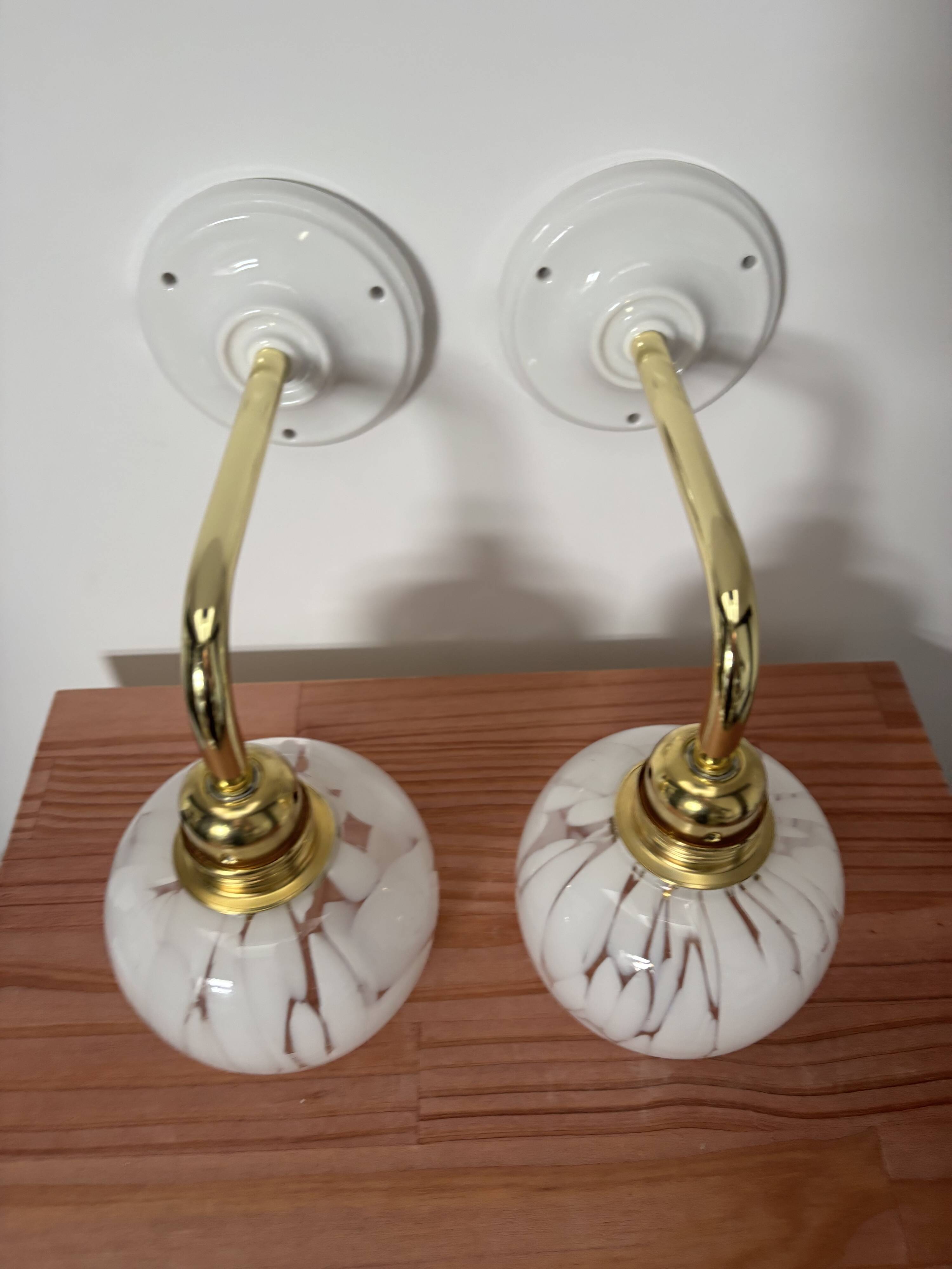 Pair of vintage wall sconces