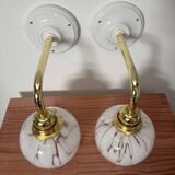 Pair of vintage wall sconces