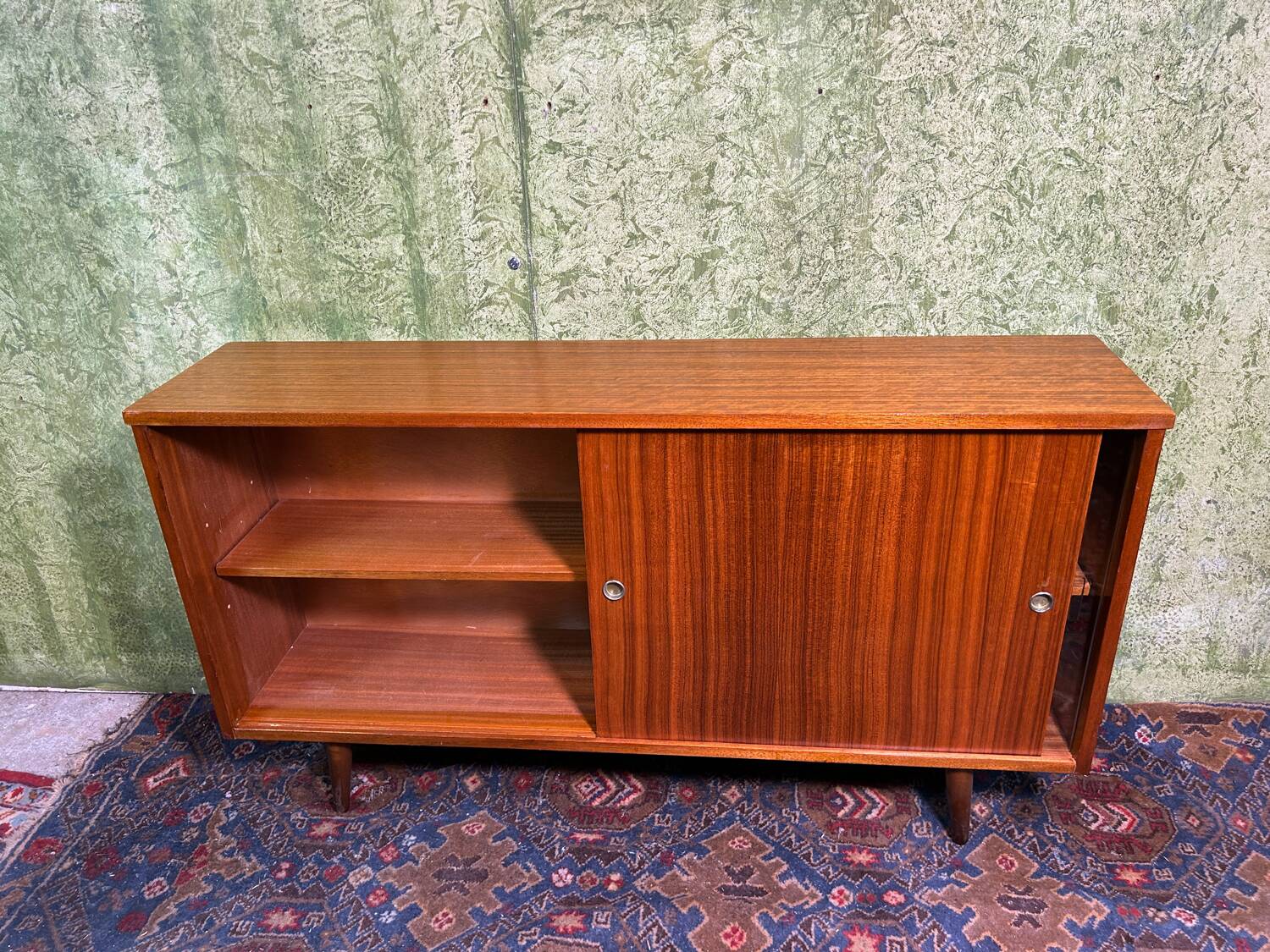 Mid century retro vintage teak bookcase 1960