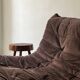 Togo 3-seater sofa in brown alcantara suede, Ligne Roset