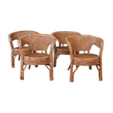 Series 4 rattan armchairs