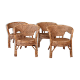 Series 4 rattan armchairs