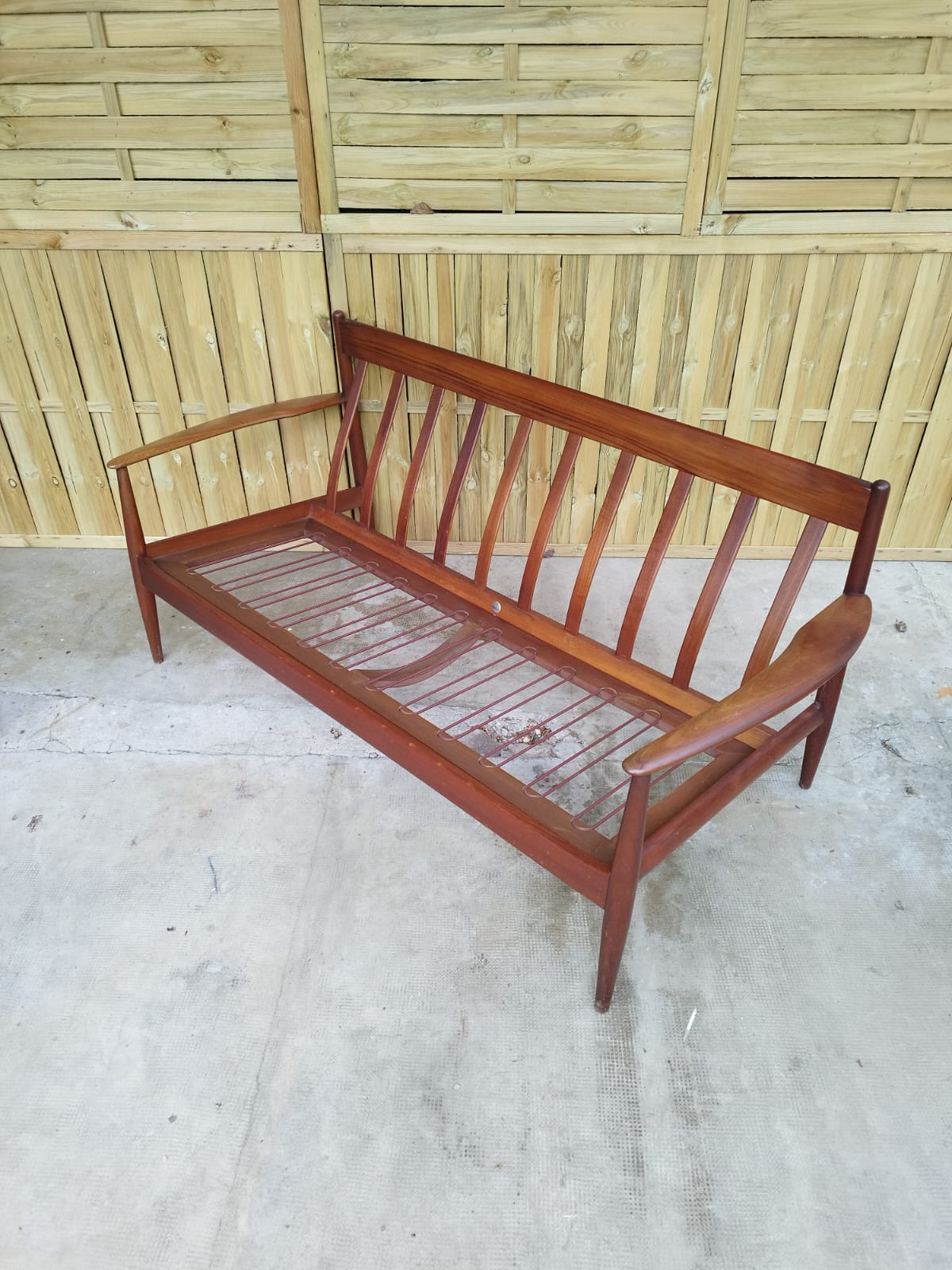 Scandinavian teak bench Grete Jalk - France & Søn