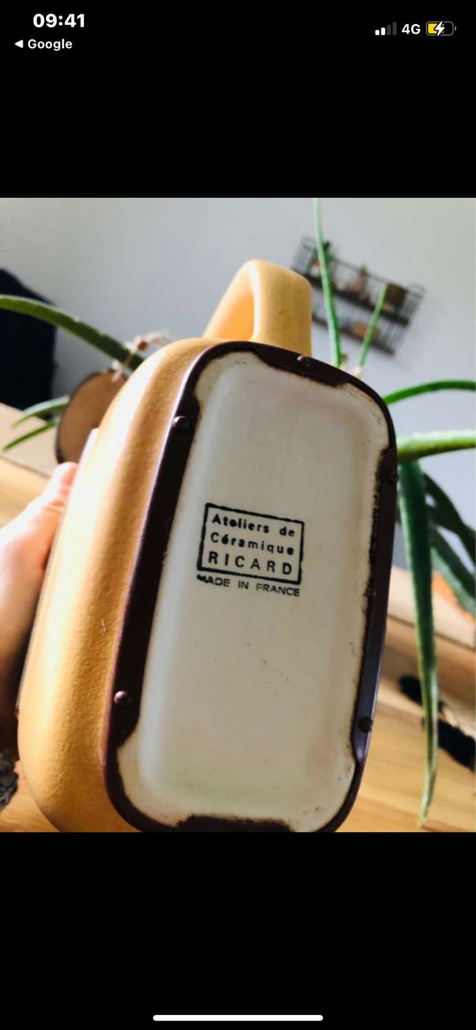 Pitcher Ricard Made in France • Ceramics
