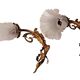 Appliques style louis xv en bronze (la paire )