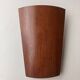 Thermoformed walnut wood wall light design Lucid from the 1980s 90s.