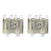 Pair of large Murano glass wall lights by Kalmar 'Fuente', Austria, 1960s.