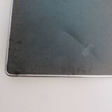 Antique large barber's mirror with chain, 1950s-60s