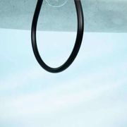 1980s Memphis glass suspension, vintage pull switch lamp.