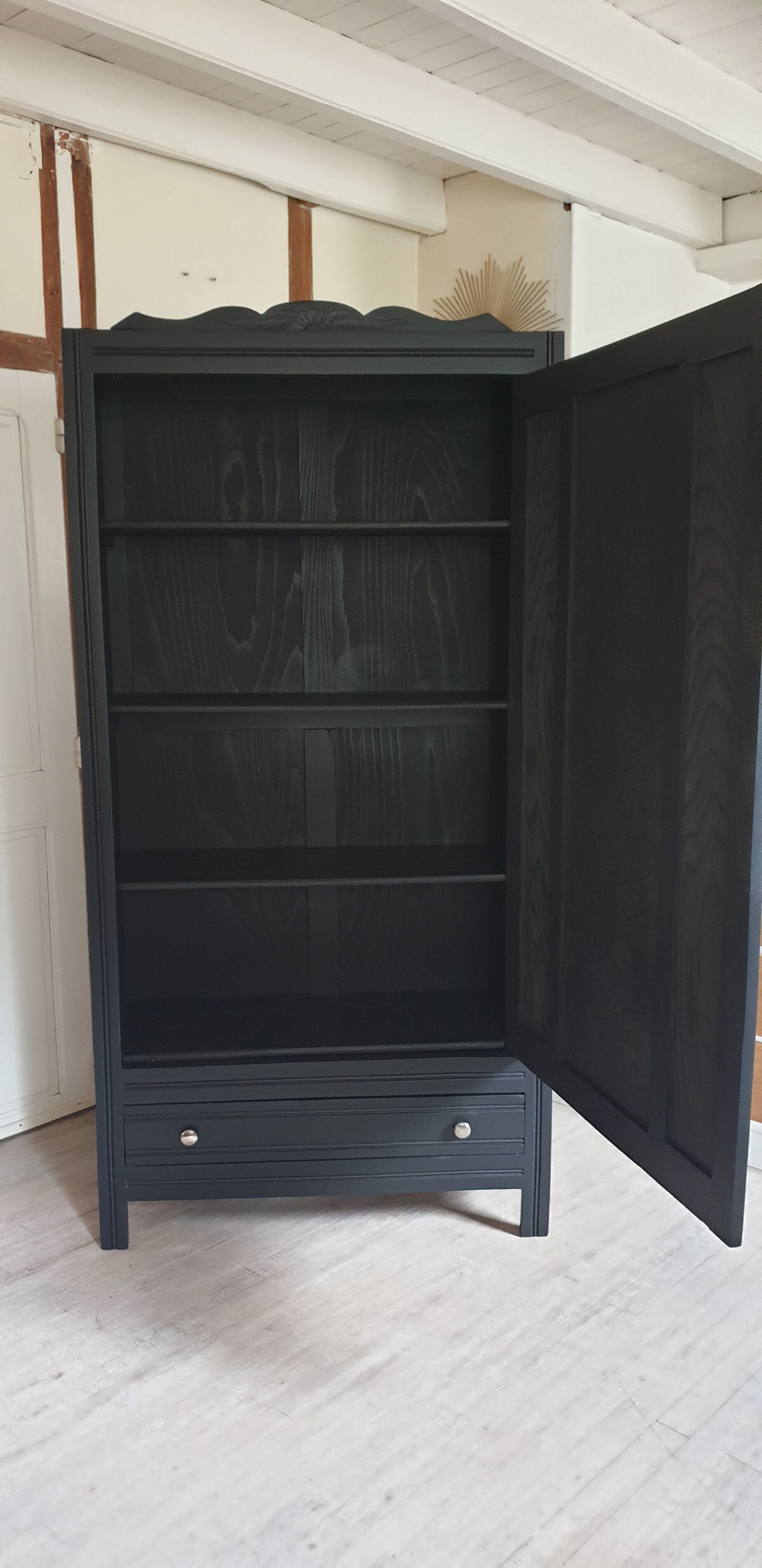 Black parisian wardrobe