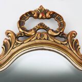 20th Century Baroque style mirror in carved and gilded wood, Belgium