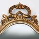 Miroir de style baroque du XXe siècle en bois sculpté et doré, Belgique