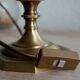 Brass lamp foot