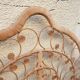 Peacock rattan headboard one person