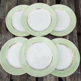6 assiettes à dessert Salins