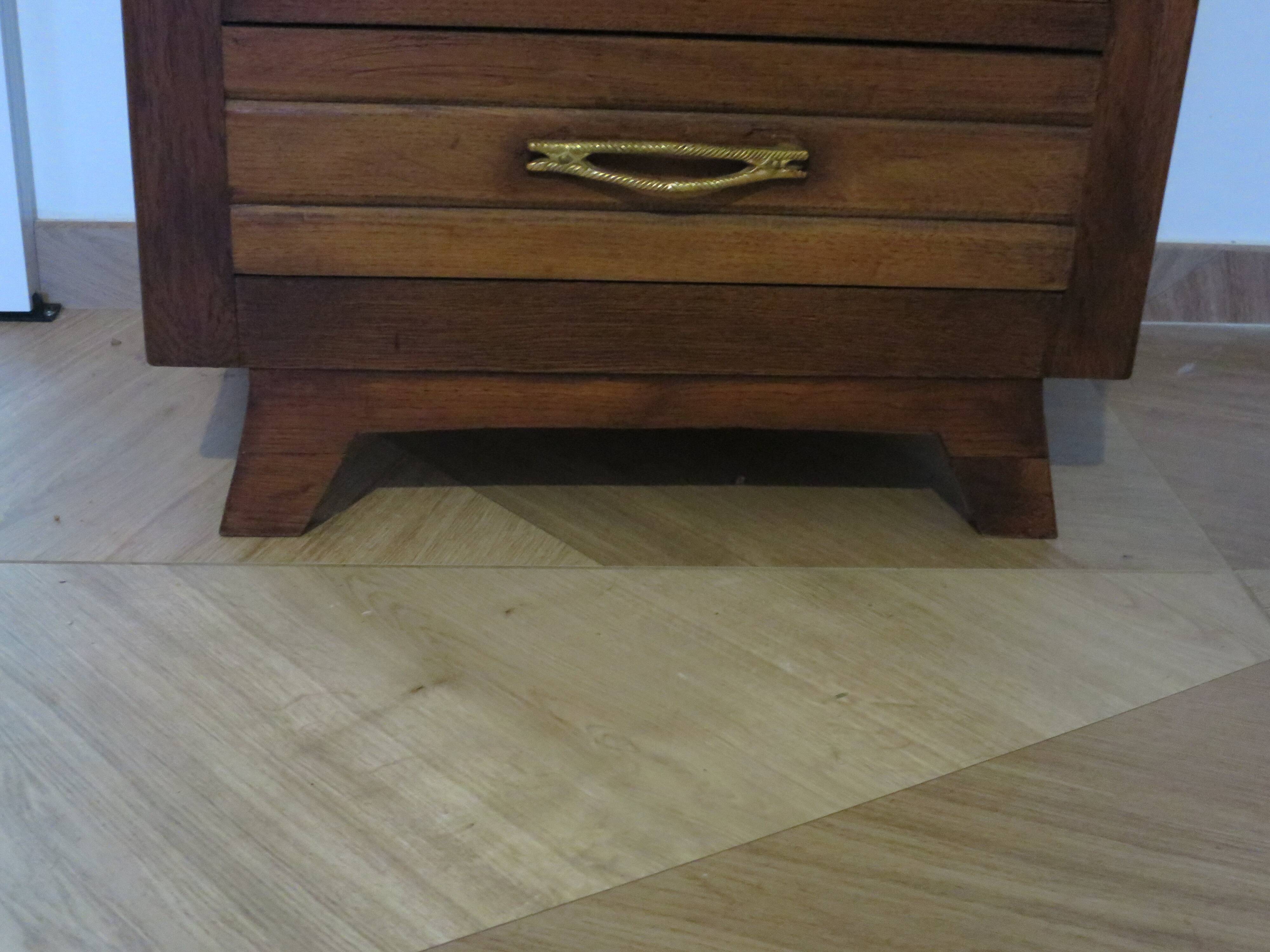 Art Deco style 4-drawer chest of drawers, 1950s