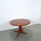 Rond ovaal teak uitschuifbare eettafel