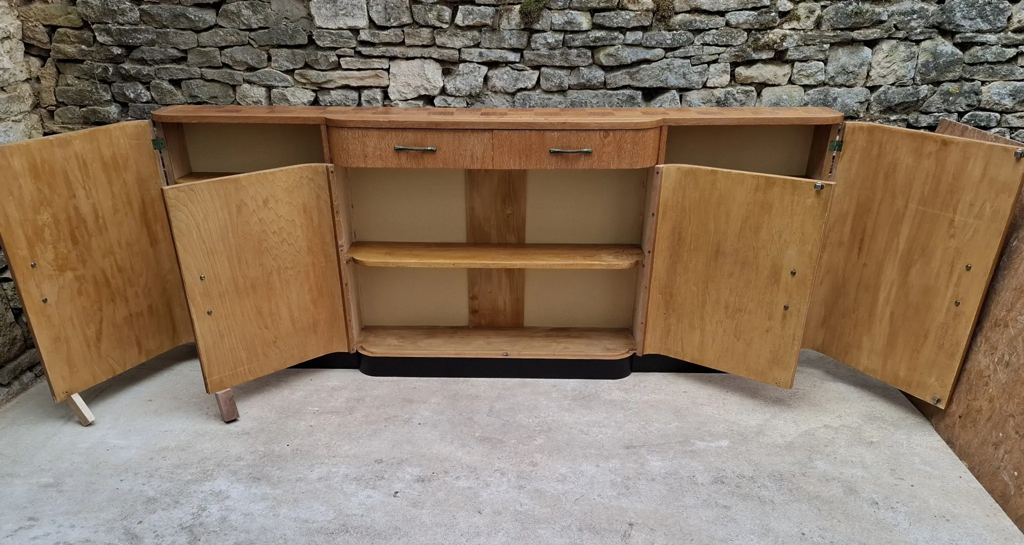 High enfilade, shallow 31.5 cm
