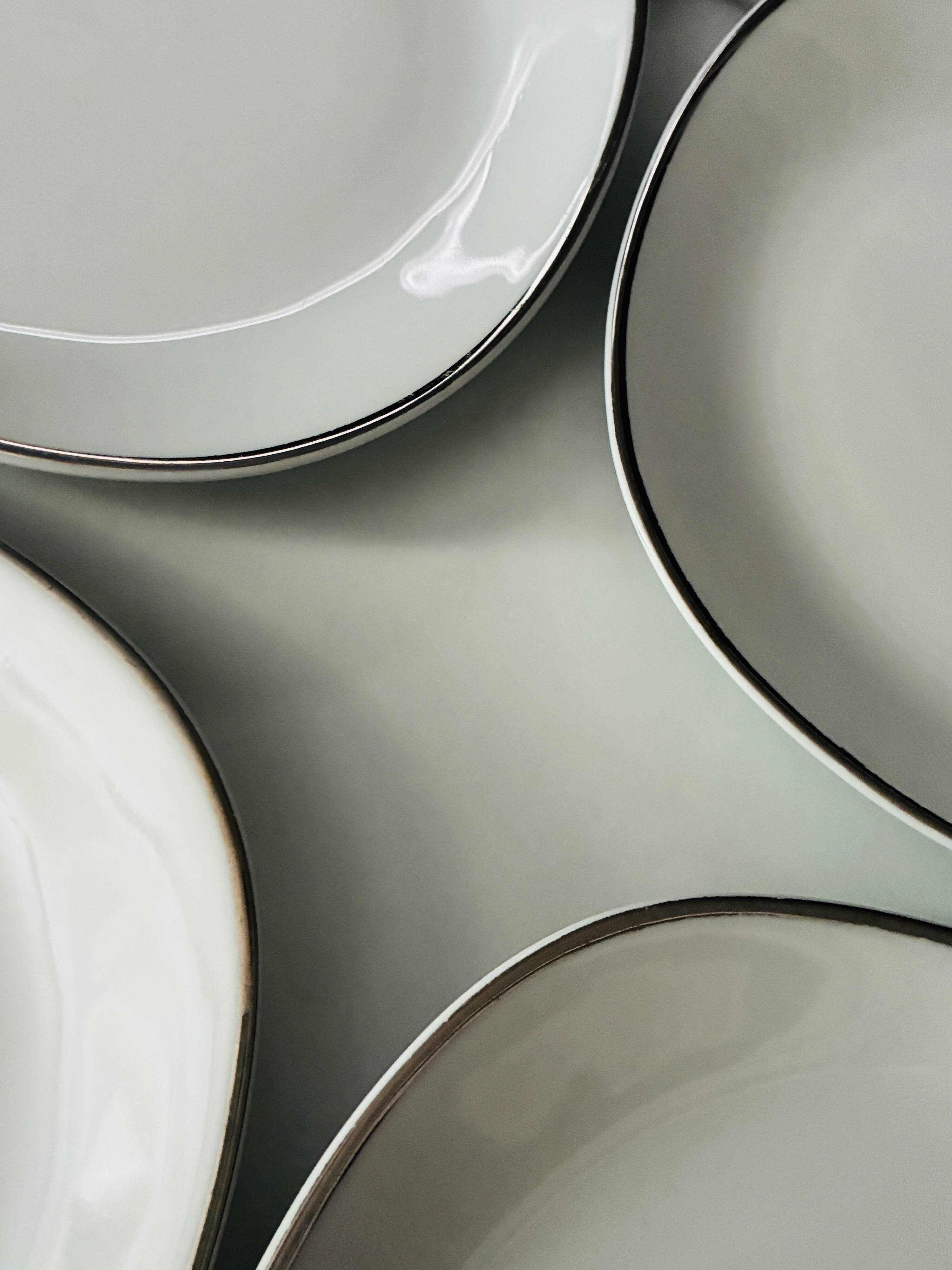 Dessert plates porcelain Schirnding Bavaria