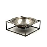 Mid-century modern silver-plated bowl / vide poche, PM Italy 1970s
