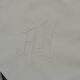 Pair of antique pillowcases. Monogram A W.