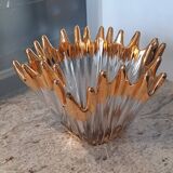 Vintage Bayel crystal vase bowl