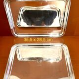 Christofle, 2 rectangular serving trays