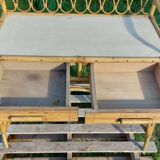 Rattan desk