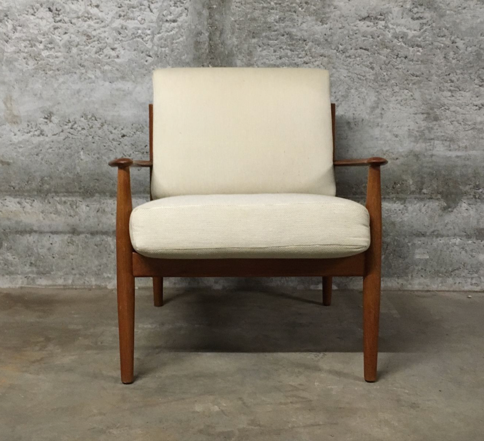 Danish mid-century 118 armchair by Grete Jalk for France & Son, 1950
