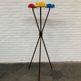 Italian multicolored Tricorno coat rack by Enzo Mari for Danese, 1970s