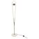 Rare Angelo Lelii adjustable Italian marble and brass floor lamp, 1952