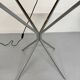 Side table / bedside table with designer lighting, Ligne Roset metal and wood