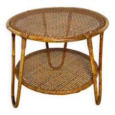 1960s rattan coffee table