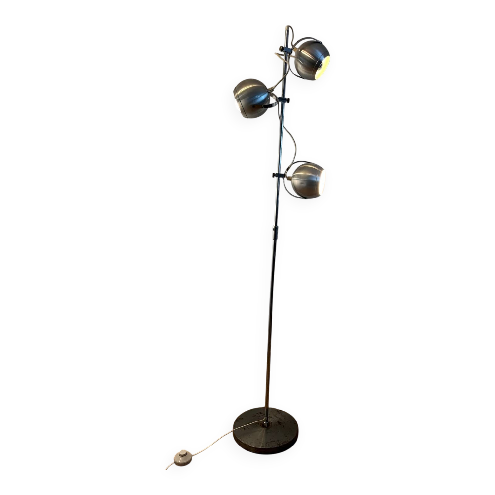 Eyeball lamp, space age vintage, 3 eyeballs.