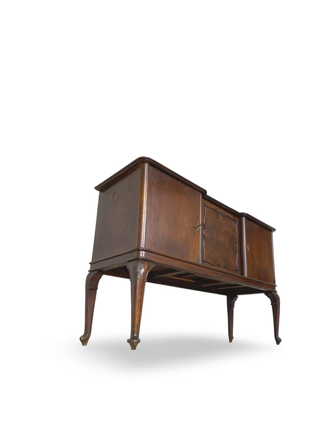 Élégant buffet italien fabriqué par Galleria G. Malafronte, Rome, années 1940